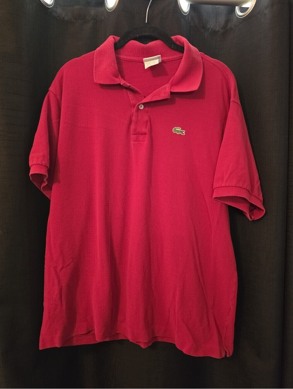 Lacoste Men’s Bright Red Short-Sleeve Polo